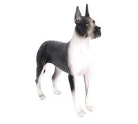 Yardenfun Realistic Simulation Great Dane Dog Figurine Small Puppy Statue Solid Animal Model Home Décor Accent for Dog Lovers and Pet Decoration