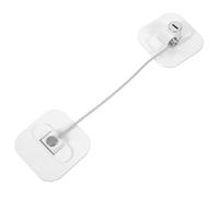 Yardenfun Refrigerator Lock Square Punching-Free Cabinet Door Safety Lock White for Adults Drawer Security Suitable for Home and Office