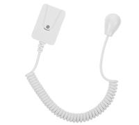 Yardenfun Retractable Remote Control Tether Cable for Secure and Organise Remote Control and Tablet Use with Adhesive Hook White Coiled Safety Cable in Hotels and Homes