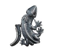 Yardenfun Retro Lizard Ring for Men Women Unique Animal Jewelry Statement Costume Accessory for Parties Weddings Daily Wear Eye Catching Design