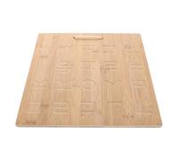 Yardenfun Reusable Bamboo Tracing Board for Double-Sided Writing Practice Tool Preschool Learning Aid Fine Motor Skills Development Home Schooling Supplies