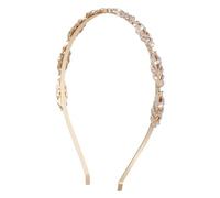 Yardenfun Rhinestone Bridal Headband Sparkling Thin Glitter Hair Hoop for Women Elegant Alloy Hairband Wedding Party Accessory Comfortable All Day Wear