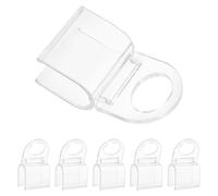 Yardenfun Roller Shades Clips U-shaped Plastic 6pcs for Drapes and Home Decor with Slip Prevention Function