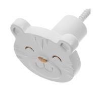 Yardenfun Rotatable Tiger Shaped Wall Hook Cartoon Animal Decorative Clothes Hook for Entryway Bathroom Screw On Towel and Key Holder and Finish