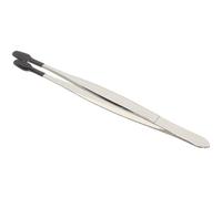 Yardenfun Rubber Tipped Tweezers with Non-Slip Coated Soft Tips for Crafting Jewelry and Stamp Handling Stainless Steel Precision Tool with Ergonomic Design for Industrial and Laboratory Use