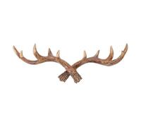 Yardenfun Rustic Coat Hook - Wall Mounted Deer Antler Towels Rack - Decorative Farmhouse Necklaces Hanger for Hanging Coats, Bags, Hats, Towels, Bathroom, Entryway