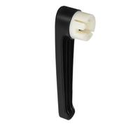 Yardenfun RV Interior Door Handle Lock Black for Bathroom Toilet Trailer Caravan, Keyless Privacy Lever Knob, Travel Trailer and Boat Entry Latch Paddle