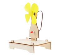 Yardenfun Self-made Wind Power Generator Kit Miniature Science Experiment Toy for Educational Purposes DIY Turbine Model Teaching Equipment for School Projects Random Color