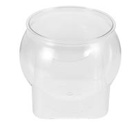 Yardenfun Simple Hydroponic Fish Tank for Desktop Plastic Aquarium Pet Material Small Fish Breeding Bowl for Home Decor for Desktop