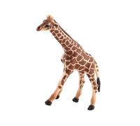 Yardenfun Simulated Giraffe Model Animal Ornament Creative Wildlife Figurine for Home Office Decor Lifelike Design to Stimulate Cognitive Development and Intelligence Brown