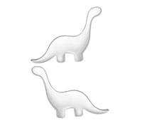 Yardenfun Small Dinosaur Ear Studs for Women Cute Compact Design Jewelry Earrings Versatile Fashion Accessory for Birthday Wedding Dating White