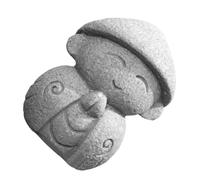 Yardenfun Small Maitreya Buddha Shaped Decor in Imitation Limestone