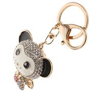 Yardenfun Small Monkey Keychain Decor Cute Animal Keyring Pendant Rhinestone Keychain for Bags Lifelike Monkey Decor for Adults Projects