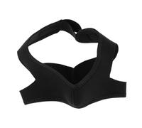 Yardenfun Snore Stopping Chin Strap for Adults Breathable Comfortable Mouth Closure Belt Adjustable Black Chin Belt to Reduce Snoring and Mouth Breathing During Sleep