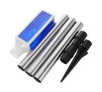 Yardenfun Solar Waterproof Driveway Marker Light with Blue Casing, Outdoor Solar Roadblock Warning Light for Garden and Walkway, Energy-Saving Blue LED Traffic Reflector