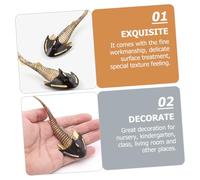 Yardenfun Solid Plastic Turtle Model for Educational Animal Plaything Realistic Ocean Creature Figurine for S Early Learning and Desktop Decoration