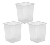 Yardenfun Spider enclosures 3Pcs practical plastic breeding boxes for tarantula and small reptiles with lightweight design for insect keeping