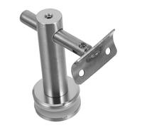 Yardenfun Stainless Steel Glass Railing Bracket Handrail Wall Support Sturdy Stair Railing Fittings for Indoor Staircase Banisters
