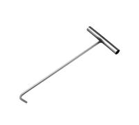 Yardenfun Stainless Steel Manhole Lid Hook Metal Lifter for Roll Up Doors Sewer Covers Multi-use Portable Manhole Cover Pulling Tool