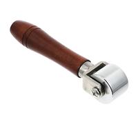 Yardenfun Steel Leather Press Roller Tool for Crafting Coffee Wood Steel