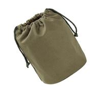 Yardenfun Sturdy Canvas Camping Utensils Storage Bag with Drawstring Closure and Hanging Feature, Large Capacity Outdoor Camping Storage Bag Designed to Prevent Items from Loss and Ensure