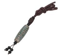 Yardenfun Tibetan Buddhist Pendant Necklace for Women Ethnic Style Agate Hanging Chain Jewelry Unique Design Amulet for Daily Wear Special Occasions for Friends and Loved Ones