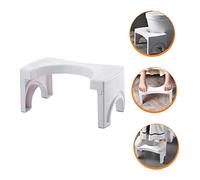 Yardenfun Toilet Step Stool for Adults Skid Design Durable Plastic Optimal Squatting Position for Easy Bowel Movements Space Saving for Bathroom Use