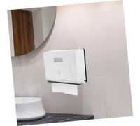 Yardenfun Touchless Wall Mounted Tissue Dispenser Box Punch Paper Towel Holder for Kitchen Bathroom Office Material with Strong Bearing Capacity Household Paper Storage Organizer