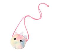 Yardenfun Unicorn Plush Handbag Girls Coin Purse Bag Cute Storage Pouch for Toys Essentials