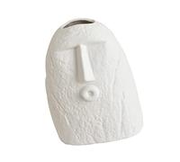 Yardenfun Unique Face Flower Pot Ceramic Vase Nordic Room Accessory Artistic Flower Arrangement