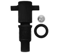 Yardenfun Vertical Jack Return Valve Spare Part for Hydraulic Lift Jack, Metal Construction with Compact and Portable Design, for Automotive Repair and Emergency Lifting Tasks