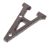 Yardenfun Vintage Cast Iron Letter A Mailbox Address Sign Metal Wall Decor House Number Plaque Outdoor Front Door Alphabet for Home