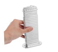 Yardenfun Vintage Flatiron Building Model Alloy Metal Craft with Detailed Artistry for Home Office Decor York Souvenir Statue for Collectors and Travel Enthusiasts Architectural Ornament