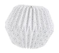 Yardenfun Vintage Folding Ceiling Lamp Shade Base Lampshade for Indoor Living Room Bedroom Office Decorative Light Cover with Geometric Origami Design