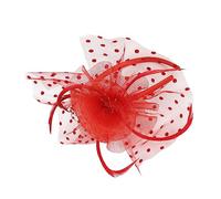 Yardenfun Vintage Lace Top Hat Fascinator Hat Hair Band for Party Cosplay Headdress Featuring Mesh and Veil Details for Festival Occasions