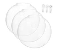 Yardenfun Wall Mounted Glass Vases Set of 3 Hydroponic Plant Terrariums for Indoor Decoration Creative Hanging Flower Planters for Home and Office