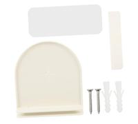 Yardenfun Wall Mounted Speaker Bracket Holder for Devices White Material Space-saving Design Compatible with Google Nest Wifi and Hub Easy Installation and Secure Soundbar Mount