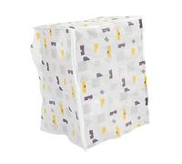 Yardenfun Waterproof Sunscreen Washing Machine Cover with Roller Print Pattern, Anti-splash Dustproof Full Protection for Automatic Drum Washers, Outdoor Laundry Appliance Shield