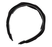 Yardenfun Wide Fabric Headband for Women Stylish Knotted Design for Parties and Daily Wear Lightweight Headdresses for Teens and Fashionable Hair Accessories Black