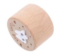 Yardenfun Wooden Tooth Fairy Box for Multipurpose Lost Teeth and Hair Keepsake Storage Safe Natural Material Memory Saver for Childhood Milestones Cute