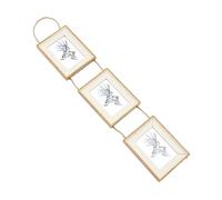 Yardenfun Wooden Wall Hanging Photo Frame Creative Panel Vertical DIY Picture Frame with Natural Wood and Decorative for Home Gifts and Photo Collage Display