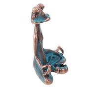Yardenfun Zen Yoga Frog Incense Holder Aromatherapy Burner Meditating Frog Statue for Home Office Spa Decor