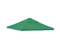YardJoyliz Upgraded Waterproof All Around Playtime Patio Kitchen Replacement Canopy for Step2 BBQ Center Shaded Outdoor Kids Playhouse, Green