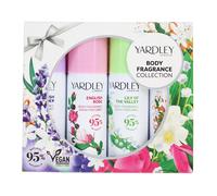 Yardley Body Spray Gift Set 50ml English Lavender + 50ml English Rose + 50ml Lily Of The Valley + 50ml English Honeysuckle