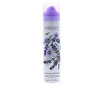 Yardley English Lavender Body Spray, 75 ml, Pack of 2 (packaging may vary)