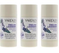 Yardley English Lavender Cologne Stick 20ml x 3