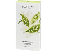 YARDLEY LILY OF THE VALLEY LUXURY SOAP 3 X 100G | NEW & BOXED | FREE P&P