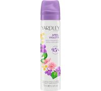 Yardley London April Violets Body Spray, Floral Mist, 75ml | Floral Body Mist with Delicate Notes of Violet and Citrus, Light Refreshing Fragrance, Vegan and Cruelty Free