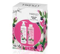 Yardley London English Rose Collection Body Wash & Body Lotion Gift Set
