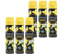 Yardley London Freesia Bergamot Body Spray, Floral Mist, 6x 75ml
